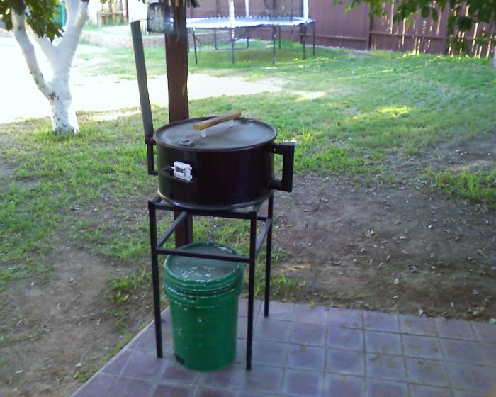 extend exhaust chimney uds smoker