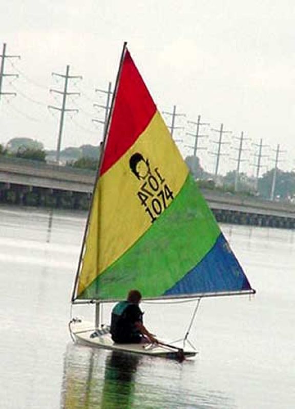 mini fish sailboat